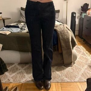 Brandy Melville Navy Straight-Leg Pants